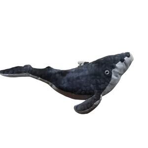 Wild Republic Cuddlekins Gray Humpback Whale 20" Plush Realistic